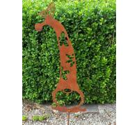 Spilla da giardino in acciaio inox gnomo Timo cappello floreale nano gnomo de...