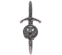 Spilla da kilt scozzese da uomo, design deluxe con spada celtica, spilla del clan artigianale, perfetta per abiti delle Highland e accessori per abbigliamento formale e casual
