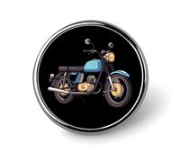 Spilla da motociclista retrò, spille rotonde, spille identificative, spille, bottoni, per cappelli e giacche, decorazioni
