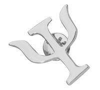 Spilla da Petto Vintage in Lega, Simbolo Psicologo Argento | Giacche e Cappelli, Uso Versatile per Occasioni Formali e Zaino, Stile Classico Retrò