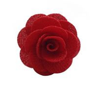 Spilla da uomo con fiore da bavero fatto a mano per abito, 1.57inch, Poliestere, Nessuna pietra preziosa