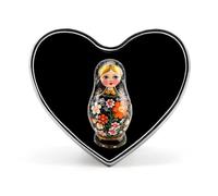 Spilla da uomo elegante con scritta "Yep I Talk To Chickens", spilla a forma di cuore, spilla con distintivo, gioiello per abbigliamento e cappelli da donna.