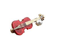 Spilla da Uomo in Stile Vintage Elegante con Spilla da Violino per Strumento Musicale con Clip per Il Seno 1pz Durability And Attraction