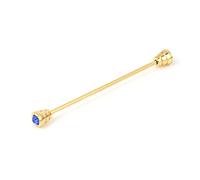 Spilla da uomo per colletto e cravatta, con chiusura a clip, con bilanciere, gemelli personalizzati, One Size, come descritto