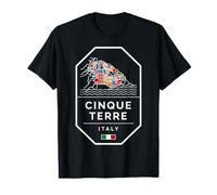 Spilla da Viaggio con Scudo delle Cinque Terre Italia Maglietta