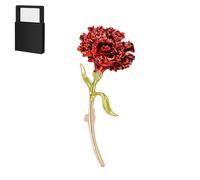 Spilla decorativa a forma di fiore, elegante e versatile, perfetta per abiti, tailleur o maglioni. Confezionata in una scatola regalo. (D)