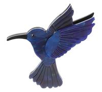 Spilla Decorativa Colibrì in Acrilico per Cappello | Design Delicato e Creativo, Adatta anche Colletto e Vestiti, Stile Chic per Donna e Ragazza