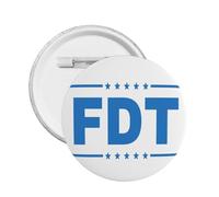 Spilla decorativa FDT Pro America Save Democracy in metallo, 1 pezzo