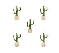 Spilla Del Fumetto Cactus Pianta Succulente Smalto Spille Risvolto Indietro Maglione Clip Regalo di San Valentino Bambini per Abbigliamento xz238, as description, Plastica, come descrizione