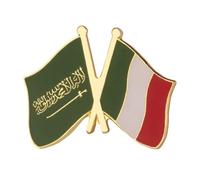 Spilla dell'amicizia in Arabia Saudita e Italia, Metallo