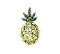 Spilla Delle Signore Spille a forma di ananas con strass for donna, spille smaltate a frutta e piante, for collane, decorazioni for feste, vestiti, accessori(Color 4)