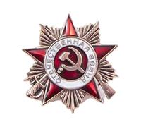 Spilla dell'Ordine Sovietico della Guerra Patriana come simbolo di onore e storia per collezionisti e appassionati di storia, Einheitsgröße, come descritto