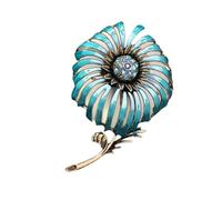 Spilla Denti Di Leone Vintage Placcato In Tono Dorato Antico Gioielli Floreale Con Centro Accessorio A Fermaglio Elegante Gioielli Floreali, One Size, come descritto