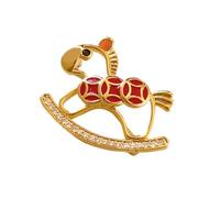 Spilla Di Cavalli Alla Moda In Lega Accessori Portatile Per Le Signore E Collezionisti Gioielli Di Moda Dichiarazione Pezzi Spilla Cavalli