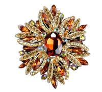 Spilla di cristallo colorato Spilla di perle con strass Pin Uomo e donna Abbigliamento Accessori Gioielli