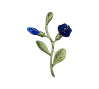 Spilla di fascino alla moda con pianta alla moda, bella struttura in lega distintivo, perfetta per usura quotidiana o regali che conferisce una pianta fatta a mano, Taglia unica, come descritto