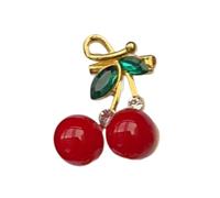 Spilla di frutta brillante per donna accessorio alla moda lega forte ideale per gite ricreative e gioielli di amicizia in occasioni speciali, Taglia unica, come descritto