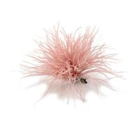 Spilla di piume Spille con piume, spille, di struzzo, accessori for gioielli Spilla a forma matrimonio di piuma(Color-08)