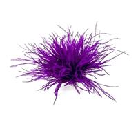 Spilla di piume Spille con piume, spille, di struzzo, accessori for gioielli Spilla a forma matrimonio di piuma(Color-02)