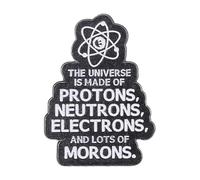 Spilla di smalto scienza "Amo i cartoni animati" citazione gioielli per zaino cappello punk amici, normale, Metallo non prezioso