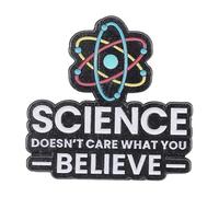 Spilla di smalto scienza "Amo i cartoni animati" citazione gioielli per zaino cappello punk amici, normale, Metallo non prezioso