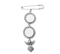 Spilla di trasferimento di calore della lega della spilla del pendente di stampa su un lato del perno del distintivo del distintivo di personalizzazione per le conferenze, A, come descritto