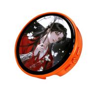 Spilla digitale, controllo elettronico del telefono cellulare con pulsante pixel, 4,7 cm, HD, touch screen pixel, distintivo digitale, per casa, scrivania, fan dei cartoni animati e attività cosplay