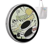 Spilla Digitale | Pulsante Video con Touchscreen Magnetico - Badge Digitale Elettronico da 4.3 cm - per Servizio Ufficio Convegno Incontro Fan Compleanno Infermiere Dipendente Attività