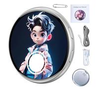 Spilla digitale, trasferimento istantaneo delle foto, touch screen HD, per gli appassionati di anime, bambini, adulti, convegni di fumetti, festival ACG, eventi cosplay, Siehe Beschreibung, ABS