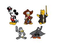 Spilla Disney con degrado, originale, spilla Donald Mickey Dingo e Winnie, a scelta, accessorio per borse, abbigliamento, decorativo, 4 x 2,5 cm, 4 X 4.3 Centimètres, Smalto