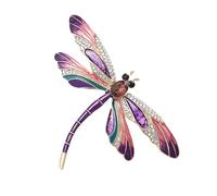 Spilla Dragon Fly - Dragonfly Pin | Dragonfly Charm Drinestone Pins | Gioielli ispirati alla natura per le donne, regali per Natale, festa della mamma e compleanno, Consulte la descripción, Metallo