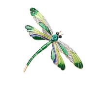 Spilla Dragon Fly - Dragonfly Pin | Dragonfly Charm Drinestone Pins | Gioielli ispirati alla natura per le donne, regali per Natale, festa della mamma e compleanno, Consulte la descripción, Metallo