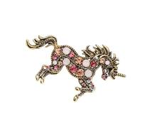 Spilla Elegante Accessorio Multifunzionale Bellissimo Distintivo Cavallo Animale Perfetto Per Appassionati Presente Cavallo in Lega