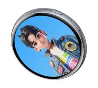 Spilla elettronica con display risoluzione 360 x 360, blu | Spilla digitale personalizzabile con risoluzione 360 x 360, perfetta per follower e collezionisti di idoli