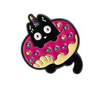 Spilla fantasiosa a forma di gatto a goccia, accessorio leggero per abbigliamento casual, vacanze, feste, regali, fumetti a goccia di olio