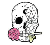Spilla fantasma smalto rosa CD caffè ragno cuore spilla gioielli, Klein, Metallo non prezioso
