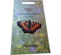 Spilla Farfalla A Macchie Di Tartaruga Realistica E Lifelike - Nuova