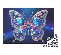 Spilla farfalla gemma Puzzles 1000 Pezzi In cartone Resistente, Un Puzzle Per Gioco Educativo Per La Sgonfiatina, Ideale Per Attività Fuzzle Post-scuola, 52x38cm/1000pcs