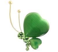 Spilla Farfalla in Rame Verde per Vestiti e Cappelli, Stile Classico | Chiusura Sicura, Non Cade Facilmente, Riduce i Danni Tessuti, Accessorio per Occasioni Speciali