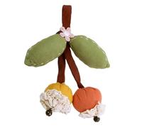 Spilla fatta a mano in tessuto biancospino ciliegie frutta Natura Ispirare Accessorio Per Le Donne Tessuto Frutta Spilla, Misura unica, come descritto