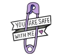 Spilla femminista smaltata per amanti del vino, Klein, Metallo non prezioso