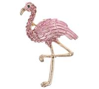 Spilla Fenicottero Spille Da Donna Spilla Gioielli Decorativa a Forma Di Uccello Da Petto Animale Con Strass Mancare Accessori Vestire Materiale in Lega