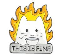 Spilla fine smaltata: divertenti perni dei cartoni animati per amici, Klein, Metallo non prezioso