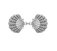 Spilla for abbigliamento con fibbia for camicetta con perle e strass, stile retrò, con clip for cardigan, scialle e mantello, for camicia e maglione.(Color-06)