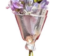 Spilla for bouquet di fiori indossabile, spilla fai da te for bouquet di fiori, inserisci fiori veri/secchi, for l'uso quotidiano o for feste di matrimonio(Silver)