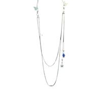 Spilla for capelli, bastoncini for capelli, bastoncini for capelli con catena a nappa pendente for panini, bacchette for capelli a farfalla Forcine for capelli eleganti Bastone classico doppio