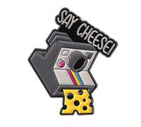 Spilla giocosa per fotocamera con gocciolamento olio, accessorio da viaggio compatto per borse, giacche o sciarpe, spille e spille regalo per amanti delle foto creative