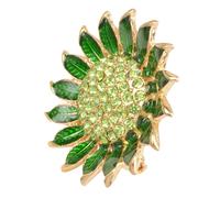 Spilla girasole smaltata con risvolto e spilla a forma di cartone animato con