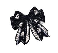 Spilla gotica unica a forma di pipistrello, accessorio per feste di Halloween, gioiello per donne e uomini, spilla gotica con fiocco per abbigliamento