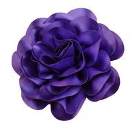 Spilla grande da 20,3 cm in tessuto a forma di rosa, spilla floreale per donne e uomini, spilla oversize per matrimoni, feste, abiti e sciarpe, regalo per lei (blu), 8in*8in, Tessuto, spilla fiore